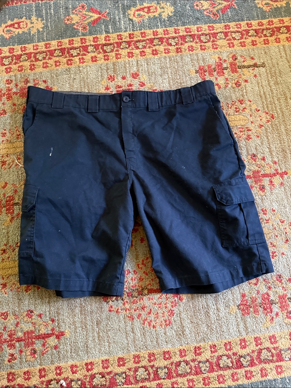 Dickies Navy Cargo Shorts with Side Pockets